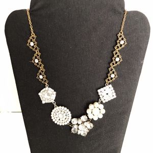 Plunder Lynn necklace retired multi-rhinestone